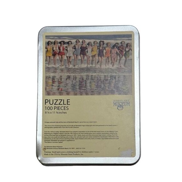 Bathing Beauties Postcard Puzzle 100 pc - Rehoboth Beach Museum DE - Complete - Picture 2 of 9